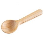 Bamboo Coffee Scoop with Built In Bag Clip -  