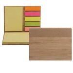 Bamboo Sticky Notepad - Laser