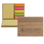Buy Laser Engraved Bamboo Sticky Notepad