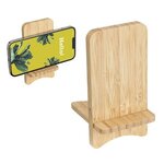 Bamboo Wireless Charger Portable Phone Stand