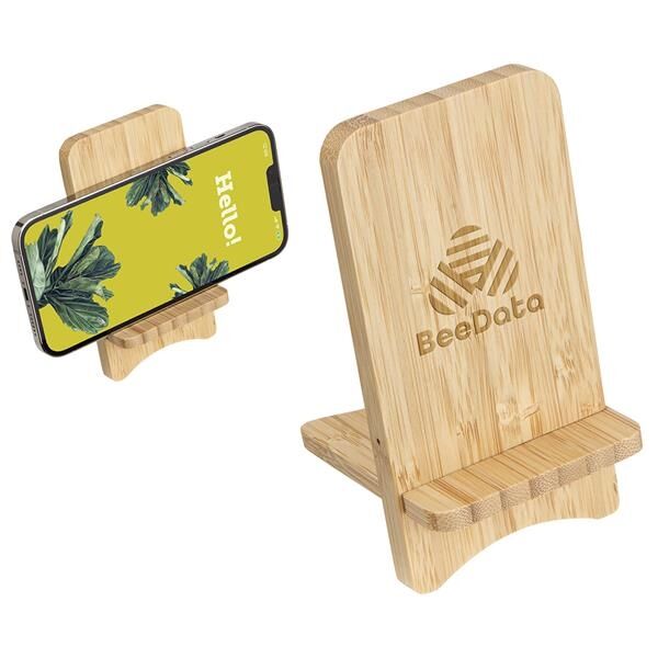 Main Product Image for Bamboo Wireless Charger Portable Phone Stand