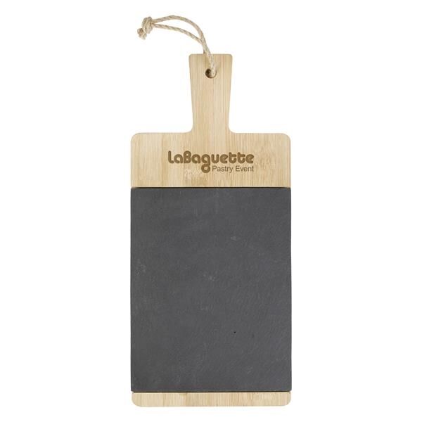 Main Product Image for Custom Printed Bamboo & Slate Charcuterie Cutting Board