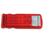 Bandage Dispenser with Pattern Bandages - Translucent Red
