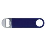 Bartenders Vinyl Bottle Opener - Blue