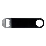 Bartenders Vinyl Bottle Opener - Pad Print - Black