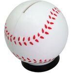 Baseball Bank - White