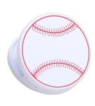 Baseball Power Clip - White