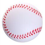 Baseball Stress Reliever - White