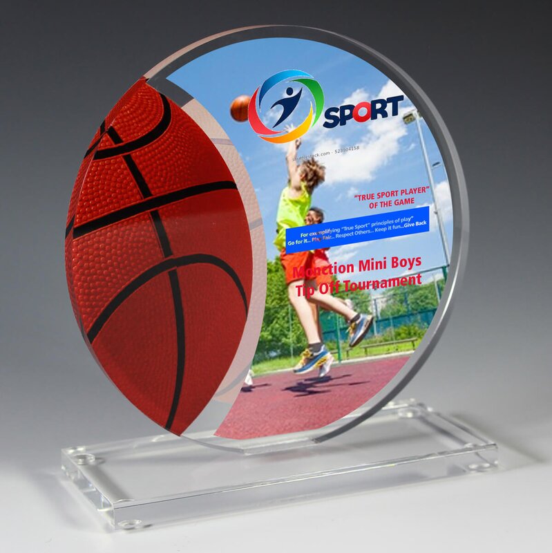 Main Product Image for Basketball Achievement Award - Full Color