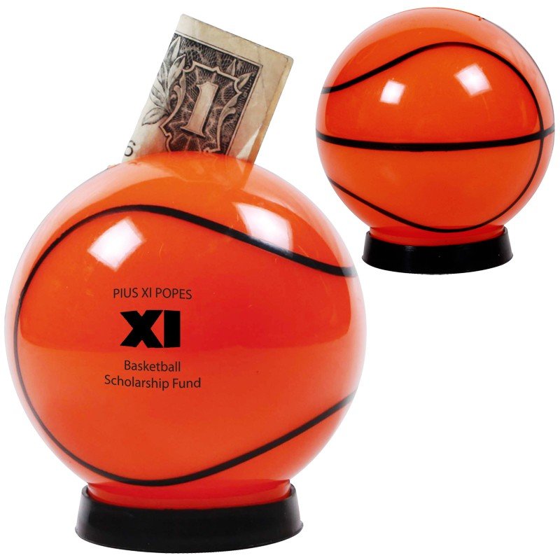Main Product Image for Imprinted Basketball Bank