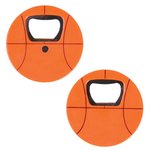 Basketball Bottle Opener - Orange