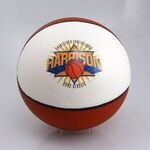 Basketball - Full Size, 1 Panel - White-orange