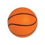 Basketball Shape Stress Reliever - Brown
