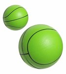 Basketball Stress Reliever - Lime Green