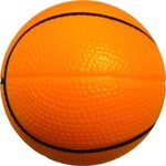 Basketball Super Squish Stress Reliever - Orange