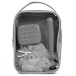 Bath and Toiletries Travel Pack - Gray