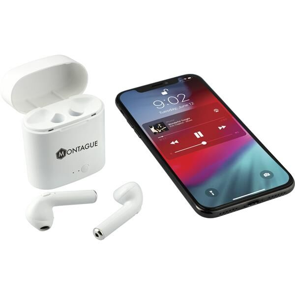 Main Product Image for Bawl True Wireless Auto Pair Earbuds And Power Cas