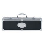 BBQ Set In Aluminum Case - Black