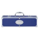 BBQ Set In Aluminum Case - Blue