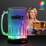 BEER MUG LIGHT UP FLASHING 24 OZ. -  