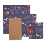 Bees wrap Set of 3 -  Botanical