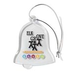 Bell Shaped USA Made Acrylic Ornament -  