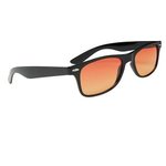 Black Gradient Sunglasses - Orange