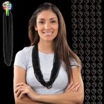 Buy Black Metallic Beaded Necklace