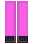 Black Out 18" Tube Sock - Pink