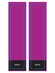 Black Out 18" Tube Sock - Purple