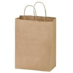 Blank Natural Kraft 2-Bottle Wine Tote - Natural Kraft Brown