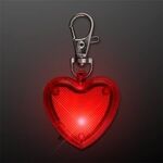 Blinking Heart Dog Light and Keychain -  