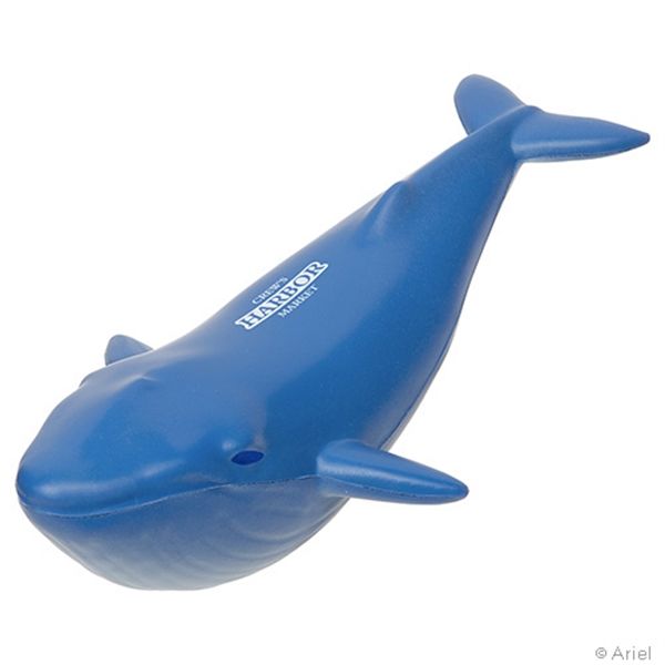 Main Product Image for Custom Printed Blue Whale Stress Reliever