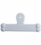 Bone Shape Bag Clip - White