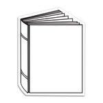 Book Magnet - White