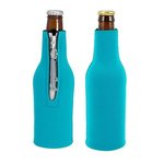 Bottle Suit with Blank Bottle Opener - Aqua Pms 2230