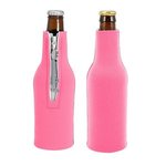 Bottle Suit with Blank Bottle Opener - Bubble Gum Pms 190