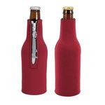 Bottle Suit with Blank Bottle Opener - Garnet  Pms 201