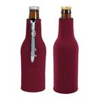 Bottle Suit with Blank Bottle Opener - Maroon Pms 209