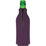 Bottle Zipper Scuba Coolie - Burgundy