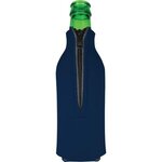 Bottle Zipper Scuba Coolie - Navy