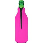 Bottle Zipper Scuba Coolie - Neon Pink