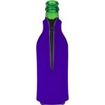 Bottle Zipper Scuba Coolie - Purple