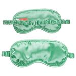 Bouquet Scented Satin Sleep Mask - Medium Green