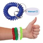 Buy Imprinted Key Chain On Bracelet Coil