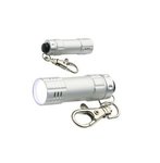 Bright Shine LED key chain - Silver