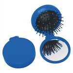 Brush And Mirror Compact - Blue