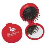 Brush And Mirror Compact -  