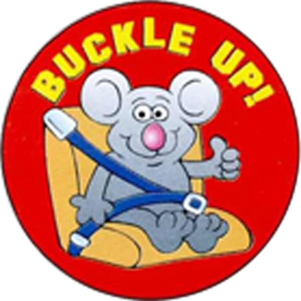 Main Product Image for Buckle Up Sticker Rolls