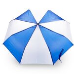 Budget Folding Umbrella 42 Inch -  Blue-White